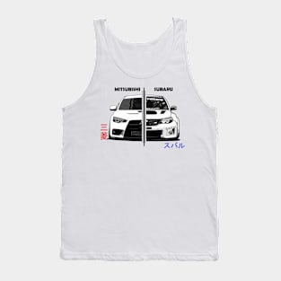 Mitsubishi Lancer EVO and Impreza WRX STI Tank Top